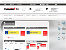 Tablet Screenshot of forzatyres.com